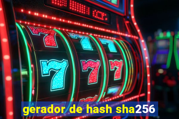 gerador de hash sha256